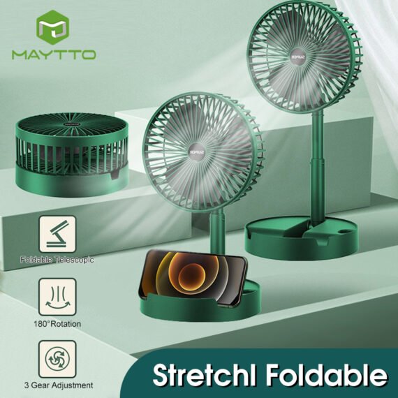 Rechargeable Electric Foldable Telescopic Fan