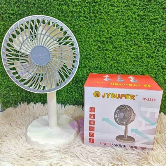 JYSUPER JY-2218 Rechargeable Portable Table / Desk Fan