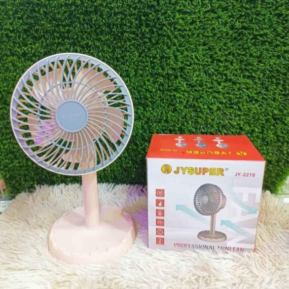 JYSUPER JY-2218 Rechargeable Portable Table / Desk Fan