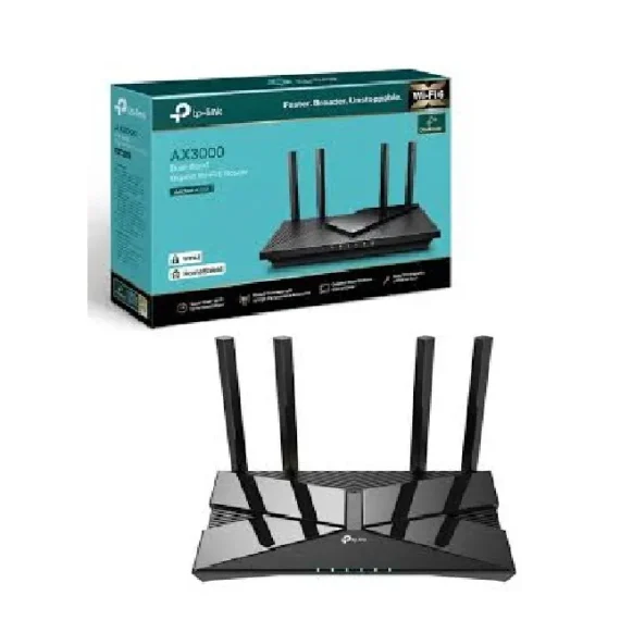 TP-Link Archer AX50 AX3000 3000 Mbps Gigabit Dual-Band Wi-Fi 6 Router